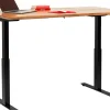Skrivbord Symphony - Rustikt Trä/Svart, 200cm Höj/Sänkbart: 70-120cm - KARE Design