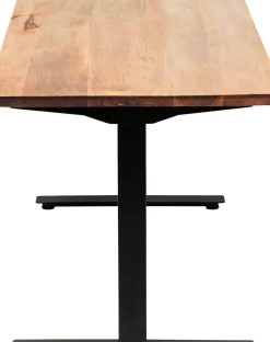 Skrivbord Symphony - Rustikt Trä/Svart, 200cm Höj/Sänkbart: 70-120cm - KARE Design