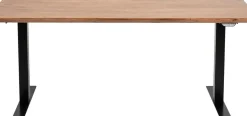 Skrivbord Symphony - Rustikt Trä/Svart, 200cm Höj/Sänkbart: 70-120cm - KARE Design