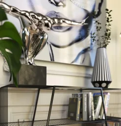 Skulptur Athlete - Dekor Silver, XL 100cm - KARE Design
