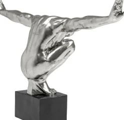 Skulptur Athlete - Dekor Silver, XL 100cm - KARE Design