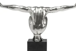 Skulptur Athlete - Dekor Silver, XL 100cm - KARE Design