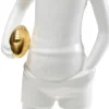 Skulptur Ball Girl - Vit, Handgjord, Unik, 41cm - KARE Design