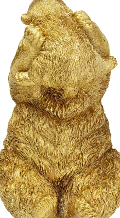 Skulptur Bear Lucky Mom - Dekor Guld Björnar, 27cm - KARE Design