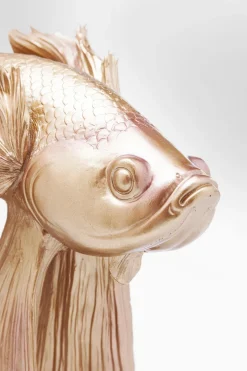 Skulptur Betta Fish - Dekorfigur Guld Fisk, 64cm - KARE Design
