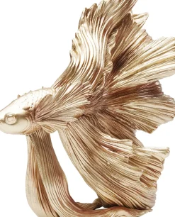 Skulptur Betta Fish - Dekorfigur Guld Fisk, 34cm - KARE Design