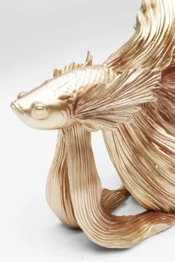Skulptur Betta Fish - Dekorfigur Guld Fisk, 34cm - KARE Design