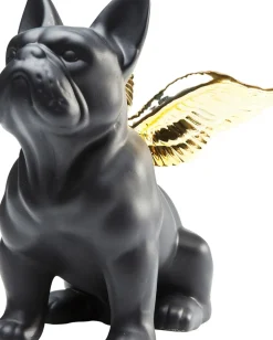 Skulptur Bulldog Angel Dog - Dekorfigur Sittande Hund - KARE Design