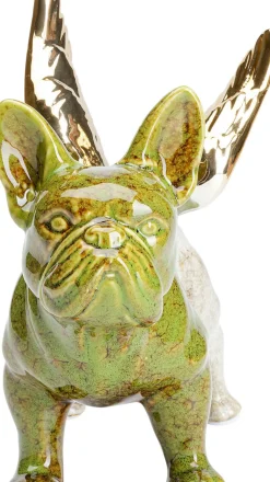 Skulptur Bulldog Angel - Grön - KARE Design