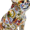 Skulptur Bulldog French - Dekor Sittande Hund Graffiti - KARE Design