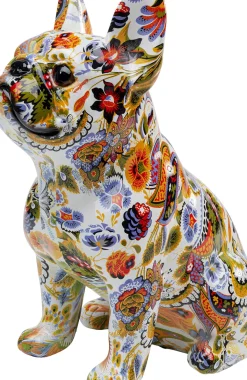 Skulptur Bulldog French - Dekor Sittande Hund Graffiti - KARE Design