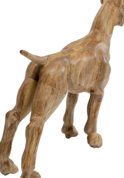 Skulptur Bulldog - Trä, Handgjord, Unik, 78x70cm - KARE Design