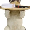 Skulptur Butler Bully - Hund med Bricka - KARE Design
