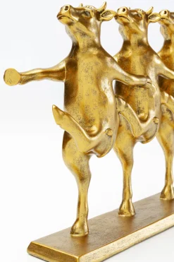 Skulptur Dancing Cows - Guld - KARE Design