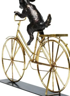 Skulptur Dog On Bicycle - Dekor Cyklande Hund - KARE Design