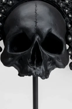 Skulptur Döskalle King - Svart - KARE Design