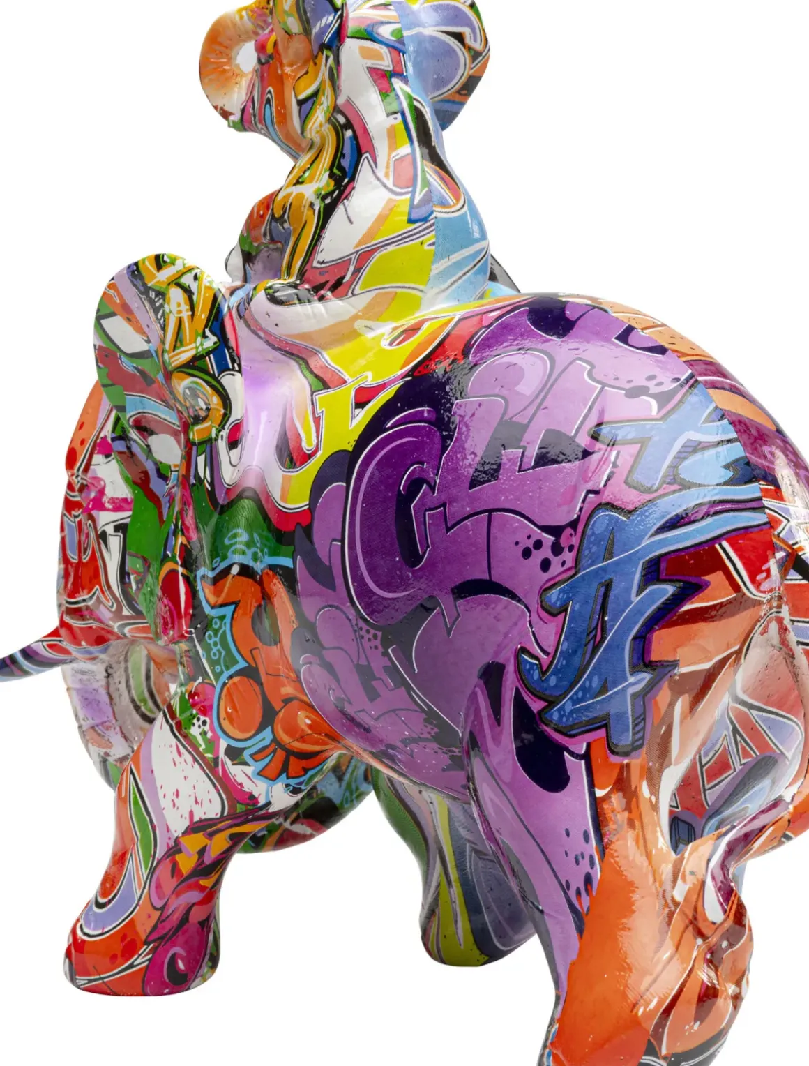 Skulptur Dumbo - Dekor Elefant Graffiti - KARE Design