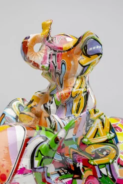 Skulptur Dumbo - Dekor Elefant Graffiti - KARE Design