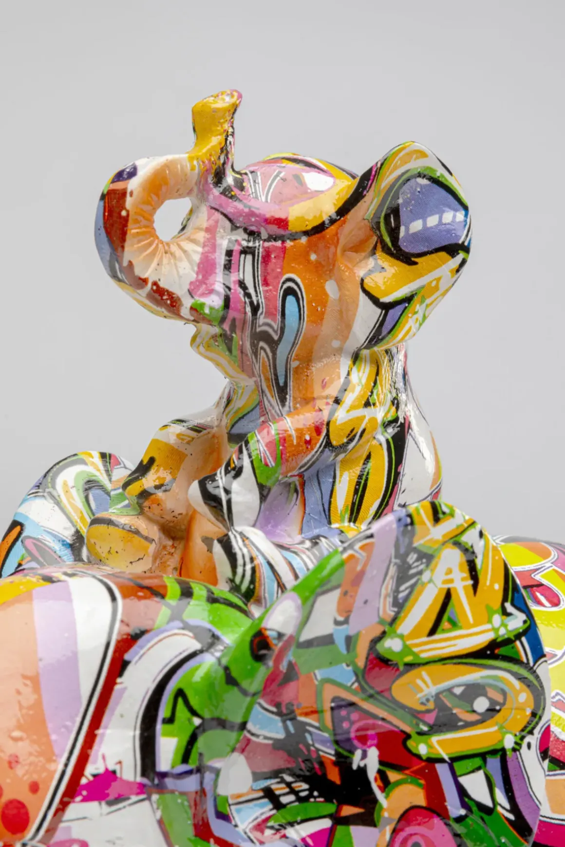 Skulptur Dumbo - Dekor Elefant Graffiti - KARE Design