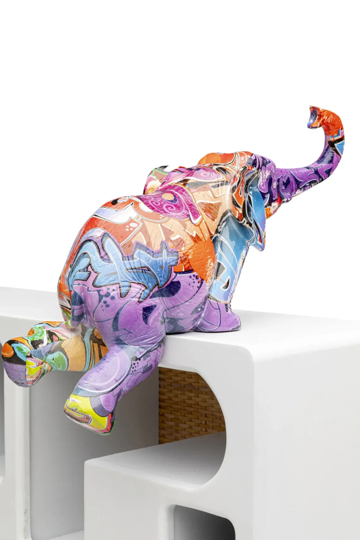 Skulptur Elefant Zirkus - Dekorfigur Graffit - KARE Design