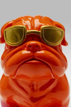 Skulptur Fashion Dog - Orange/Rosa, 17cm - KARE Design