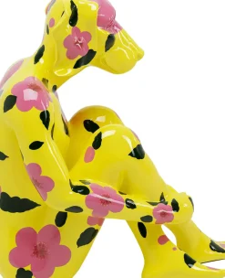 Skulptur Gangster Dog - Gul, 80cm - KARE Design