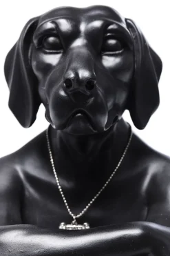 Skulptur Gangster Dog Svart - KARE Design