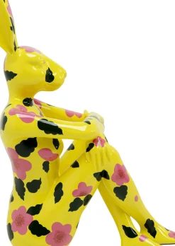 Skulptur Gangster Rabbit - Gul 80cm - KARE Design