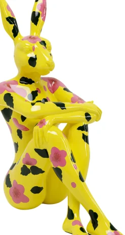 Skulptur Gangster Rabbit - Gul 80cm - KARE Design