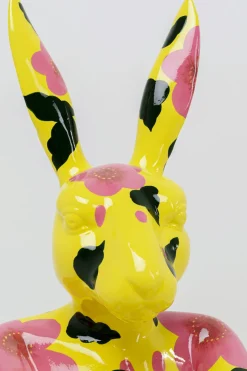 Skulptur Gangster Rabbit - Gul 80cm - KARE Design