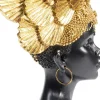 Skulptur Goddes Portrait - Svart/Guld - KARE Design