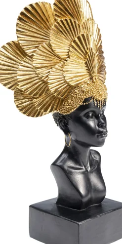Skulptur Goddes Portrait - Svart/Guld - KARE Design