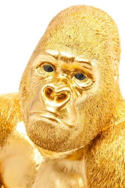 Skulptur Gorilla - Guld, 38,5cm - KARE Design