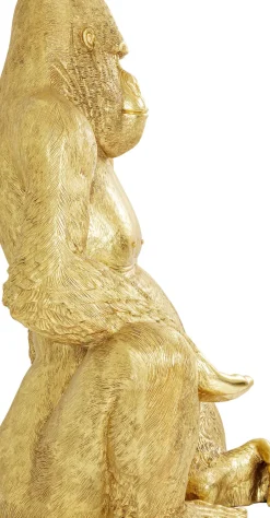 Skulptur Gorilla - Guld, XXXL 249cm - KARE Design