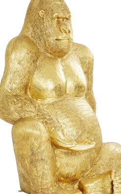 Skulptur Gorilla - Guld, XXXL 249cm - KARE Design