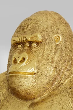 Skulptur Gorilla - Guld, XXXL 249cm - KARE Design
