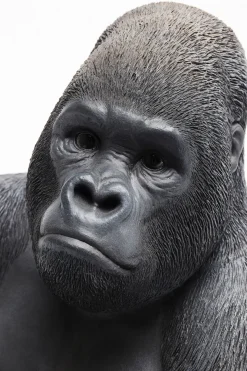 Skulptur Gorilla - Svart, 39cm - KARE Design