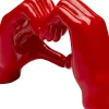 Skulptur Heart Hands - Röd, 12cm - KARE Design