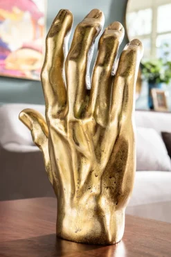 Skulptur Mano - Hand i Guldfinish - KARE Design