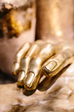 Skulptur Mano - Hand i Guldfinish - KARE Design