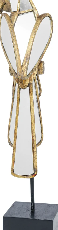 Skulptur Mirrored Parrot - Guld/Spegelglas, 53cm - KARE Design
