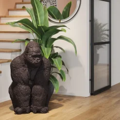 Skulptur Monkey Gorilla Front, 107cm - KARE Design