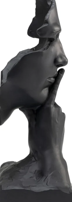 Skulptur Quiet Face - Svart, 31cm - KARE Design
