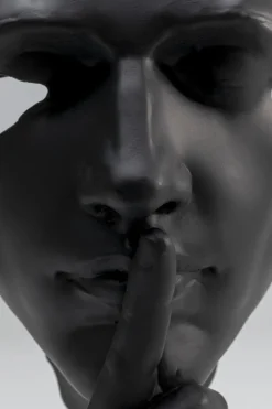 Skulptur Quiet Face - Svart, 31cm - KARE Design
