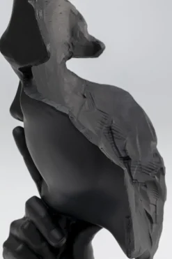 Skulptur Quiet Face - Svart, 31cm - KARE Design