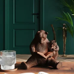 Skulptur Reading Bears - Dekor Björn Sagostund - KARE Design