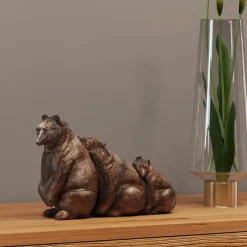 Skulptur Relaxed Bear Family - Dekor Björn - KARE Design