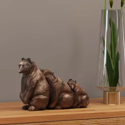 Skulptur Relaxed Bear Family - Dekor Björn - KARE Design