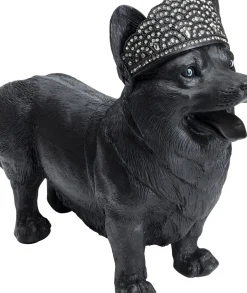 Skulptur Royal Standing Corgi - Dekor Svart Hund - KARE Design