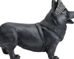 Skulptur Royal Standing Corgi - Dekor Svart Hund - KARE Design